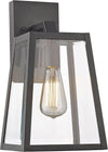 Chloe Lighting CH22034BK14-OD1 Leodegrance Transitional 1 Light Black Outdoor Wall Sconce 14`` Height