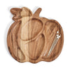 Two's Company 82018 Gather Pumpkin Shape Sectional Charcuterie Board