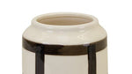Decorative Ivory and Black Vase – 6