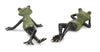 Melrose Lounging Garden Frog Figurine (Set of 2)