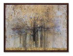 Melrose Painted Landscape Canvas Wall Decor with Wood Frame and Gold Finish 31.5"L