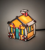 Meyda Lighting 82175 4.5" High Gingerbread House Accent Lamp