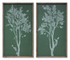 Melrose Wood Framed Tree Outline Print (Set of 2)