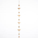 Outdoor Garden Rain Chain Featuring Bee Motif