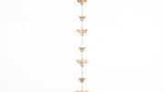 Garden Rain Chain Alternative with Iron Bee Design