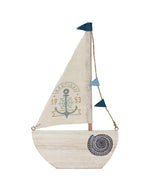 Melrose Wood Sailboat Wall Decor 16.5"H