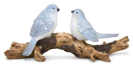 Melrose Natural Blue Birds on Branch Figurine 9.5