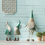 Outdoor Iron Gnome Pair 27.25 Inch Height for Patios or Walkways By Melrose
