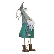 Garden Decor Metal Gnomes Set 27.25 Inch Height for Seasonal Use By Melrose