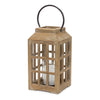 Timeless Wooden Lantern 17 Inch Height Rustic and Elegant By Melrose