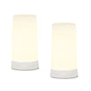 Melrose LED Flickering Light Designer Candle with Remote and Magnet (Set of 2)