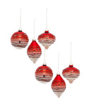 Melrose Beaded Ombre Glass Tree Ornament (Set of 6)