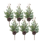 Melrose Juniper and Pine Cone Spray (Set of 6)