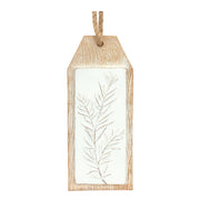 Rustic Pine Branch Tag Ornaments – Set of 6 by Melrose