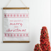 Have Yourself a Merry Little Christmas Banner – Festive Wall Décor
