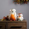 Terra Cotta Owl Figurines – Set of 2 Fall Decor