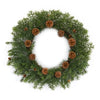 Winter Pine & Cone Wreath – 25.5" Indoor Holiday Decor