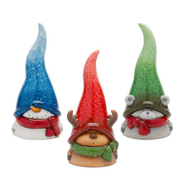 Melrose Whimsical Terra Cotta Winter Animal Decor (Set of 3)