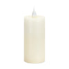 Melrose Cream LED Designer Wax Candle with Moving Flame