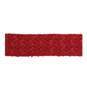 Sequined Red Ribbon (Set of 2) 2.5