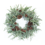 Melrose Winter Pine Wreath with Pine Cones 29.5"D