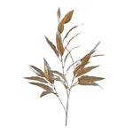 Gold Long Blade Eucalyptus Leaf Spray 