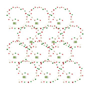 Melrose LED Lighted Sleigh Bell String Garland (Set of 12)