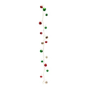 Melrose LED Lighted Sleigh Bell String Garland (Set of 12)
