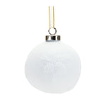 Christmas Porcelain Pine Cone Ball Ornaments – Set of 6 – 3 Inch