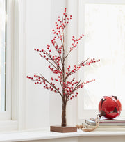 LED Tree for Holiday Use 38 in Height Paper Foam With Battery Timer By Melrose
