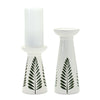 Melrose Ceramic Candle Holder (Set of 2)