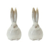Melrose Rustic Terra Cotta Bunny Figurine (Set of 2)