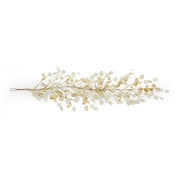 Melrose Ivory Silver Dollar Eucalyptus Garland (Set of 2)