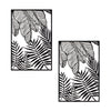 Melrose Metal Cut Out Foliage Frame (Set of 2)