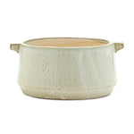 Rustic Terra Cotta Bowl Planter – Beige Clay – Indoor/Outdoor – 4.75in Height – By Melrose