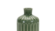 Green Tabletop Vase – Terra Cotta Clay – 7.25