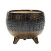 Modern Terra Cotta Planter – 6"H – Dotted Footed Design By Melrose