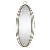 Melrose Iron Oval Wall Mirror 34.25"H