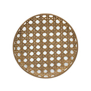 Large Tabletop Tray – Bamboo Round Form – 3.75