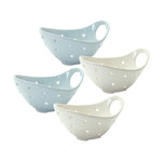 Melrose Ceramic Kitchen Colander Bowl (Set of 4)