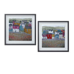 Melrose Wood Framed House Print (Set of 2)