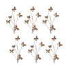 Decorative Butterfly Spray with Wire Stem