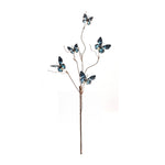 Butterfly Accent Stem Set of 6 39 inch Height Blue Faux Spray for Vases By Melrose