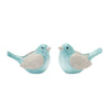 Melrose Whimsical Terra Cotta Garden Bird Planter (Set of 2)