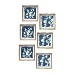 Melrose Wood Framed Floral Outline Print (Set of 6)