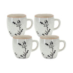 Melrose Rustic Thistle Etched Mug with Speckled Finish (Set of 2)