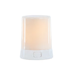 Melrose LED FIA Flame Designer Candle with ORANGE Hue 3"H