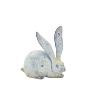 Weathered Stone Rabbit Figurines – Set of 4 Indoor/Outdoor Décor