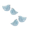 Melrose Cracked Terra Cotta Bird Figurine with Distressed Finish (Set of 4)