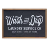 Wash & Dry Farmhouse Laundry Sign – 12"H